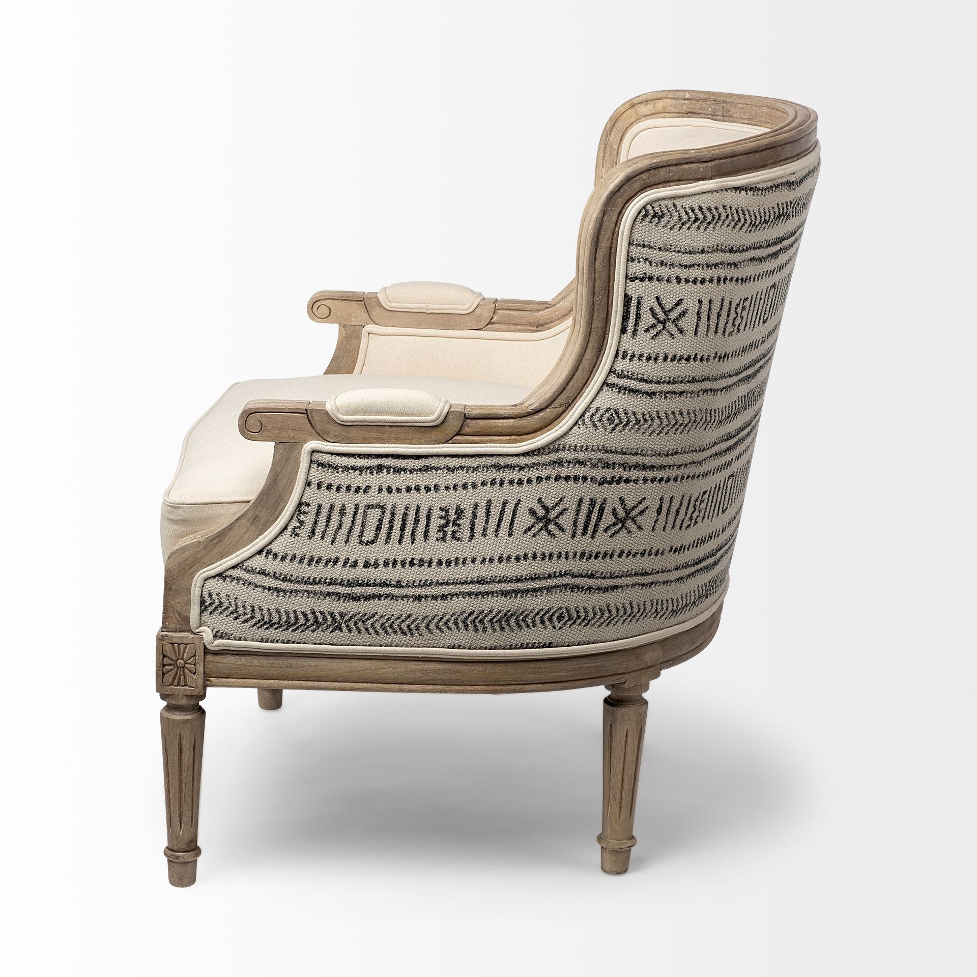 Elizabeth Detailed Back Accent Chair | Calgary Furniture Store