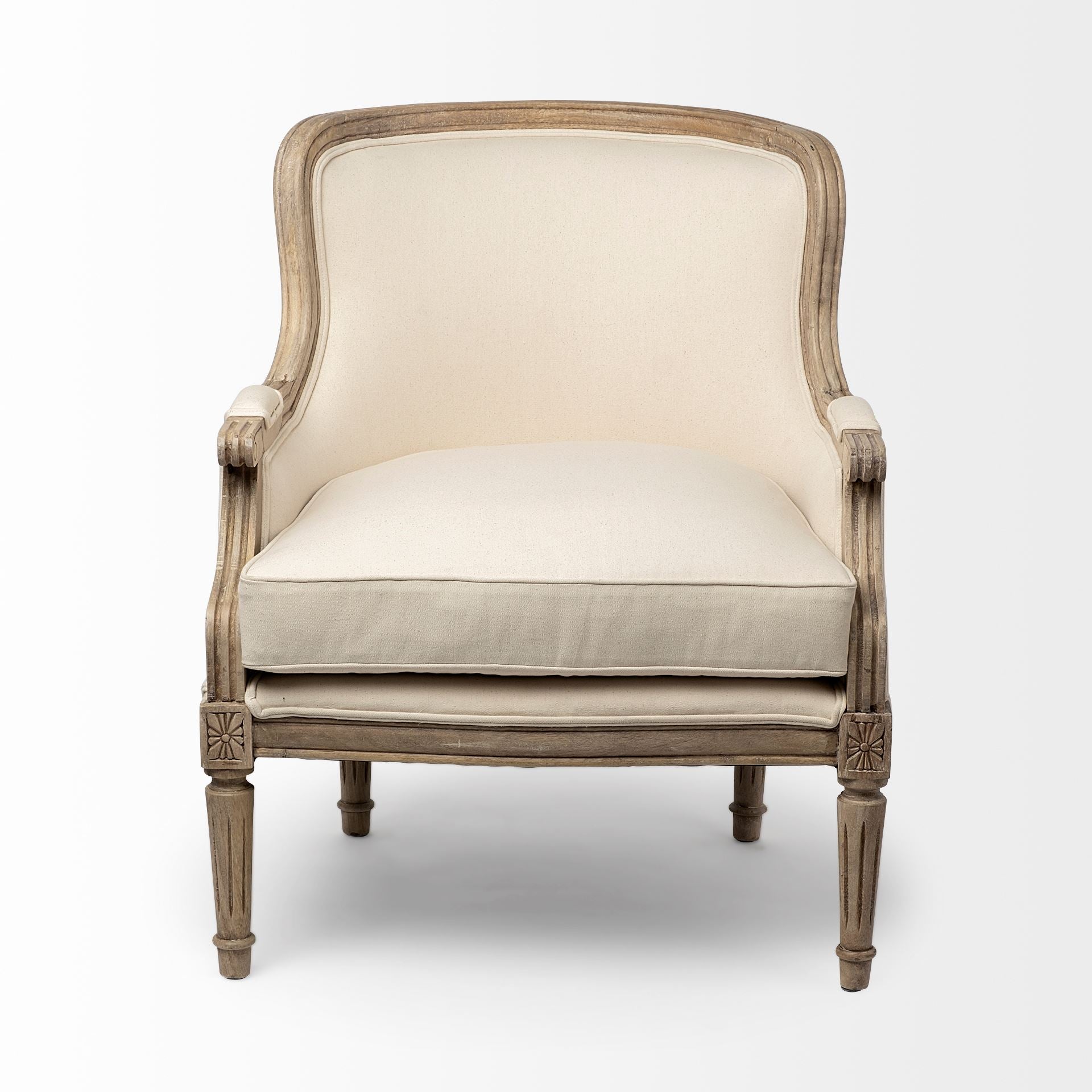 Elizabeth Detailed Back Accent Chair | Calgary Furniture Store