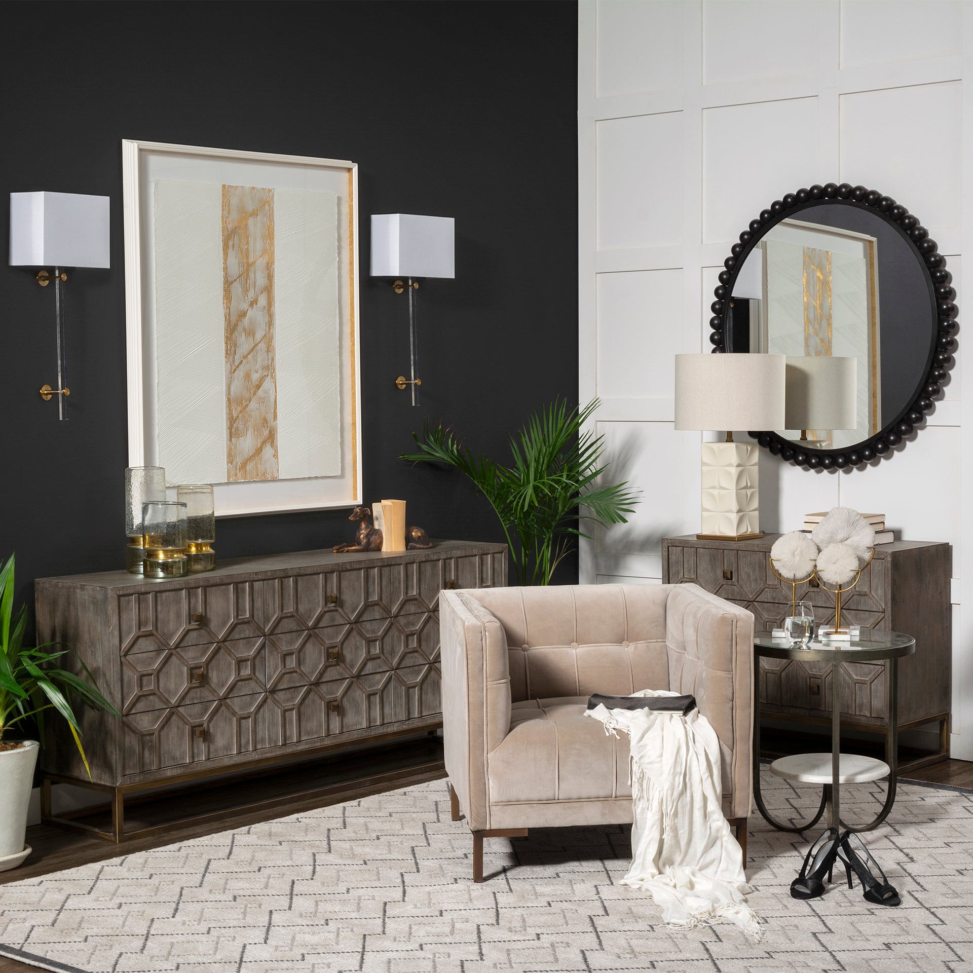 Genevieve Accent Cabinet | Calgary Furniture Store