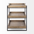 Trey Side Table - Medium Brown | Calgary Furniture Store