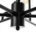 Rudyard Chandelier - Black | Calgary Furniture Store
