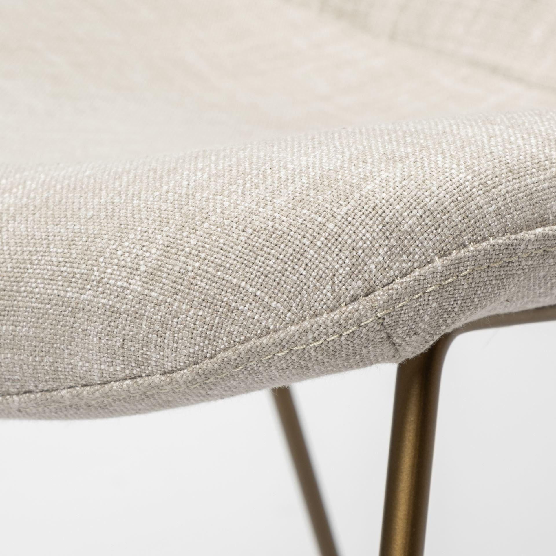 Sawyer Beige Fabric Dining Chair | Calgary Furniture Store