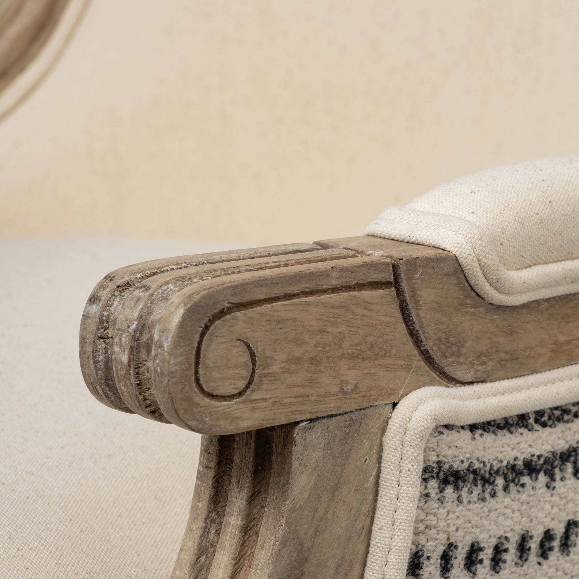 Elizabeth Detailed Back Accent Chair | Calgary Furniture Store