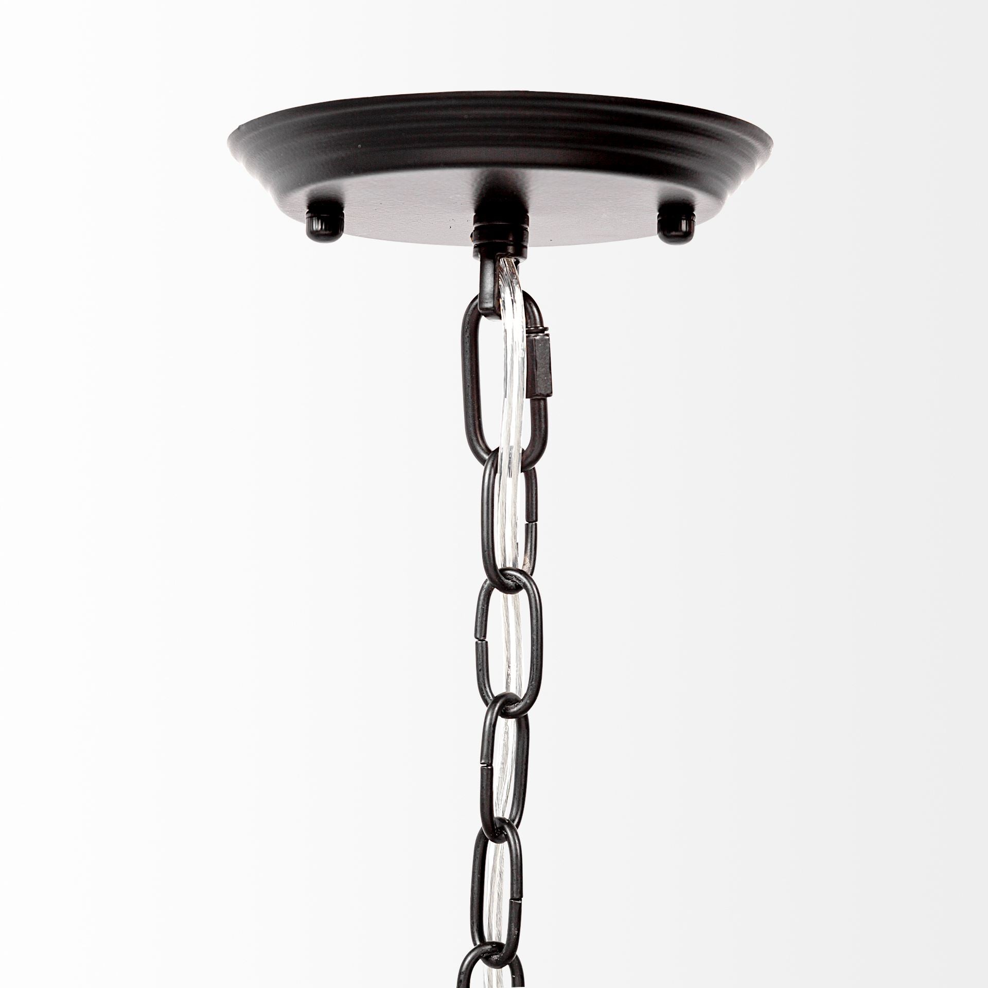 Decamp Chandelier - Black | Calgary Furniture Store