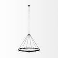 Decamp Chandelier - Black | Calgary Furniture Store