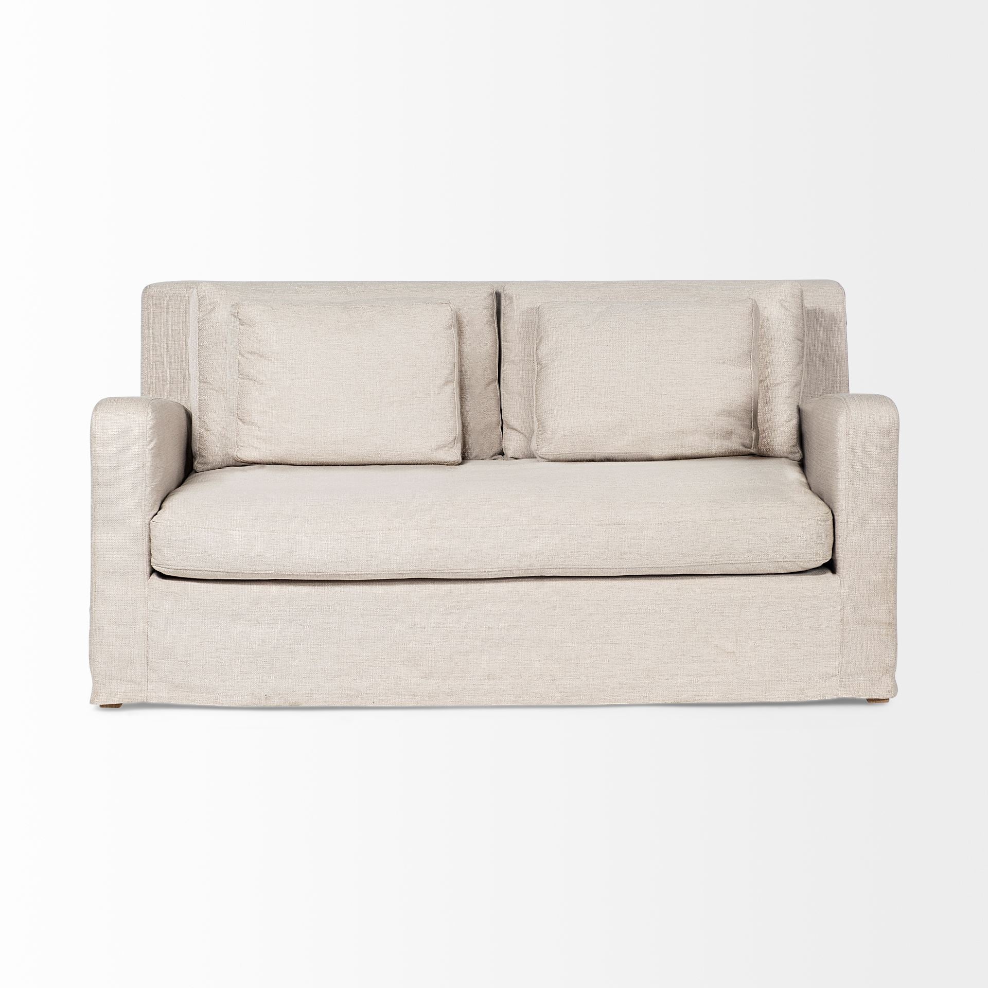 Denly Beige Loveseat | Calgary Furniture Store