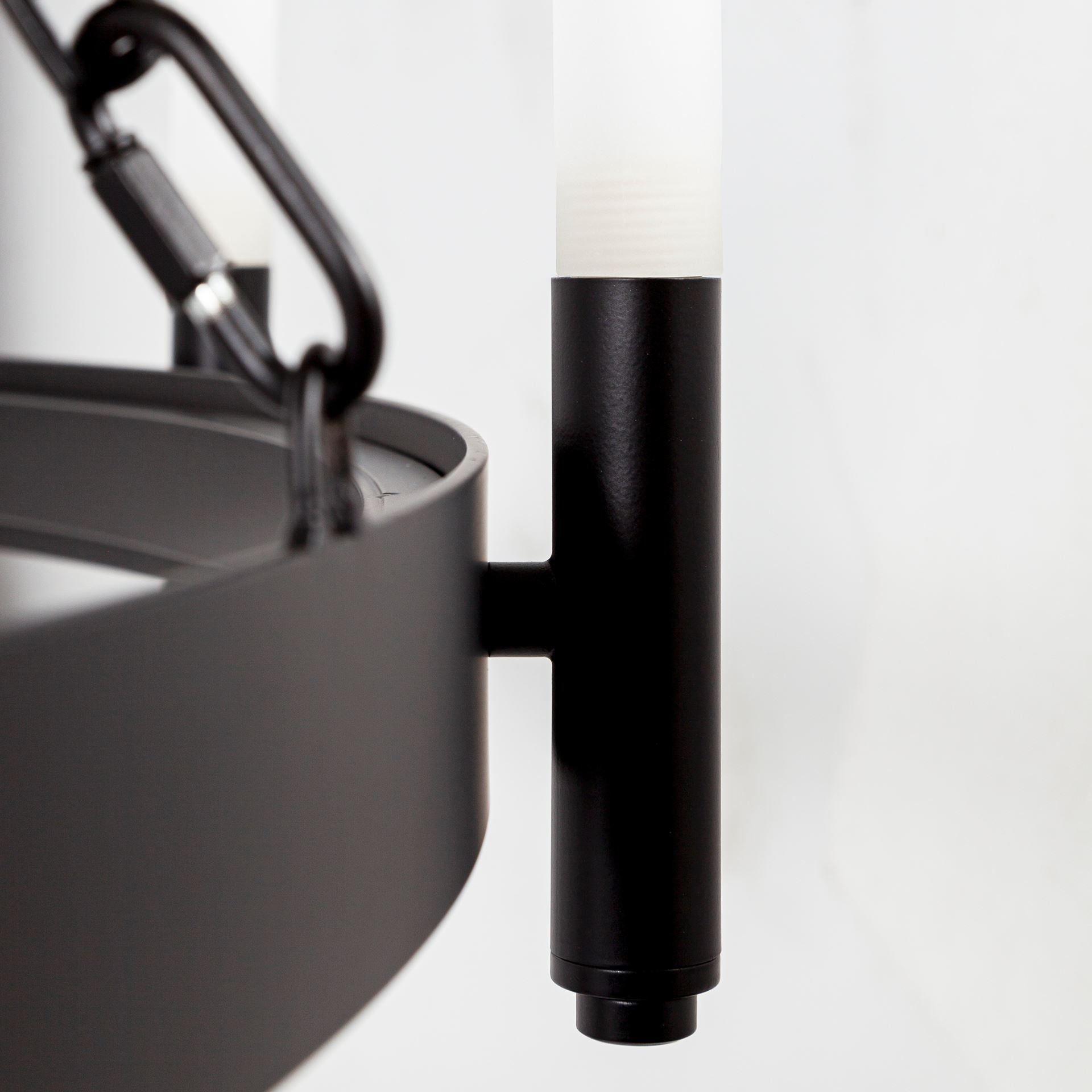 Decamp Chandelier - Black | Calgary Furniture Store