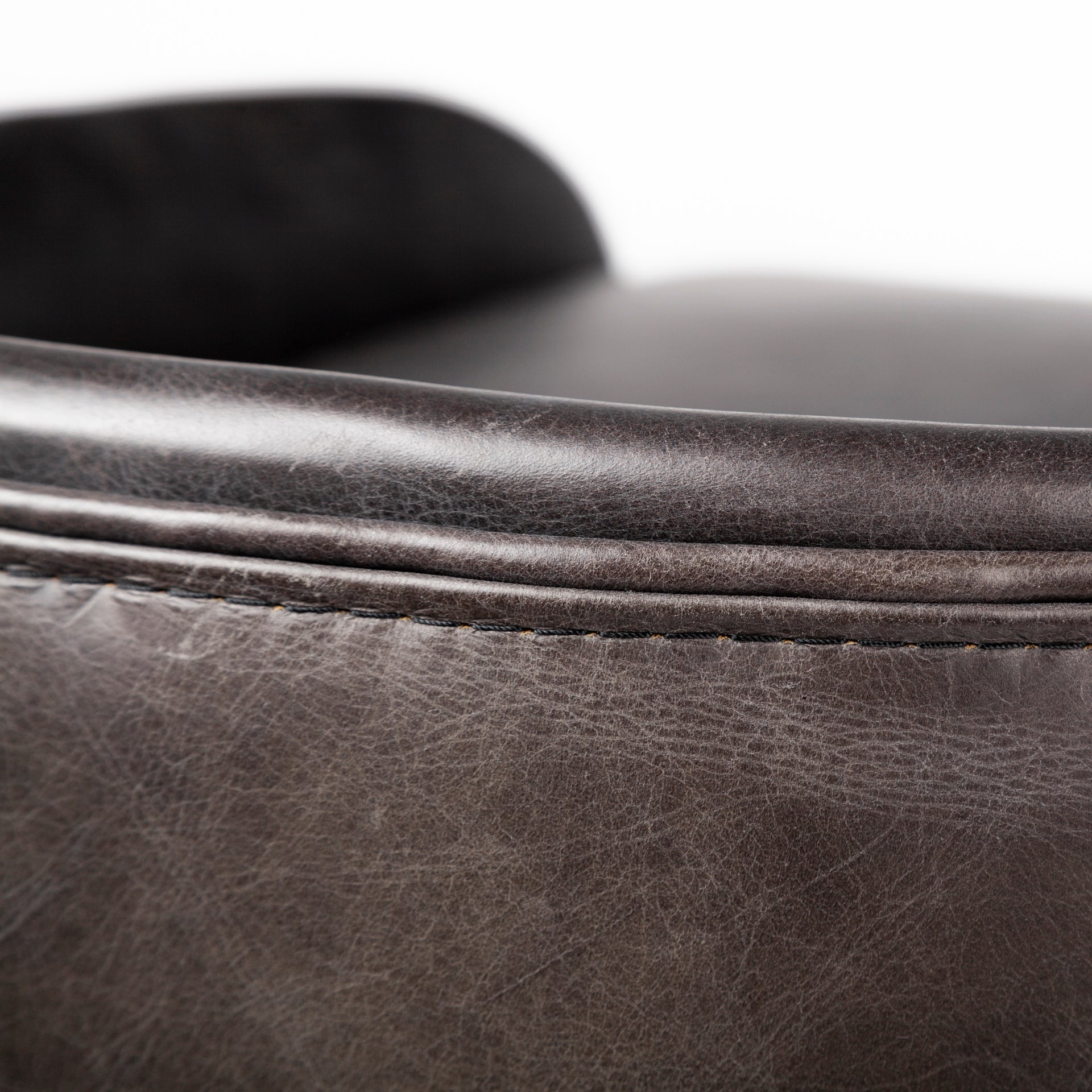 Hollyfield Black Leather Counter Stool | Calgary Furniture Store