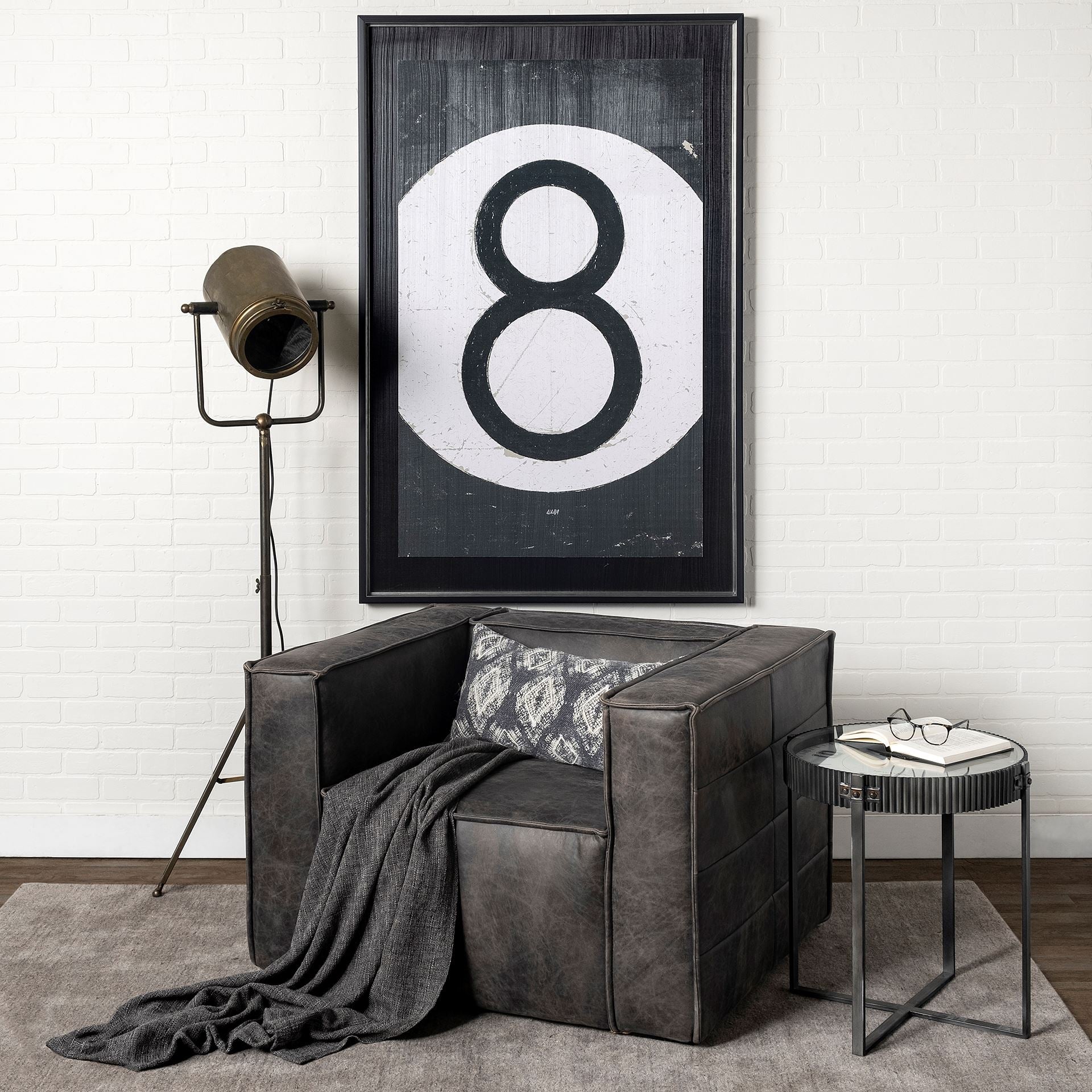 Debdou Floor Lamp - Gold | Calgary Furniture Store