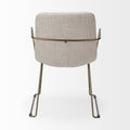 Sawyer Beige Fabric Dining Chair | Calgary Furniture Store