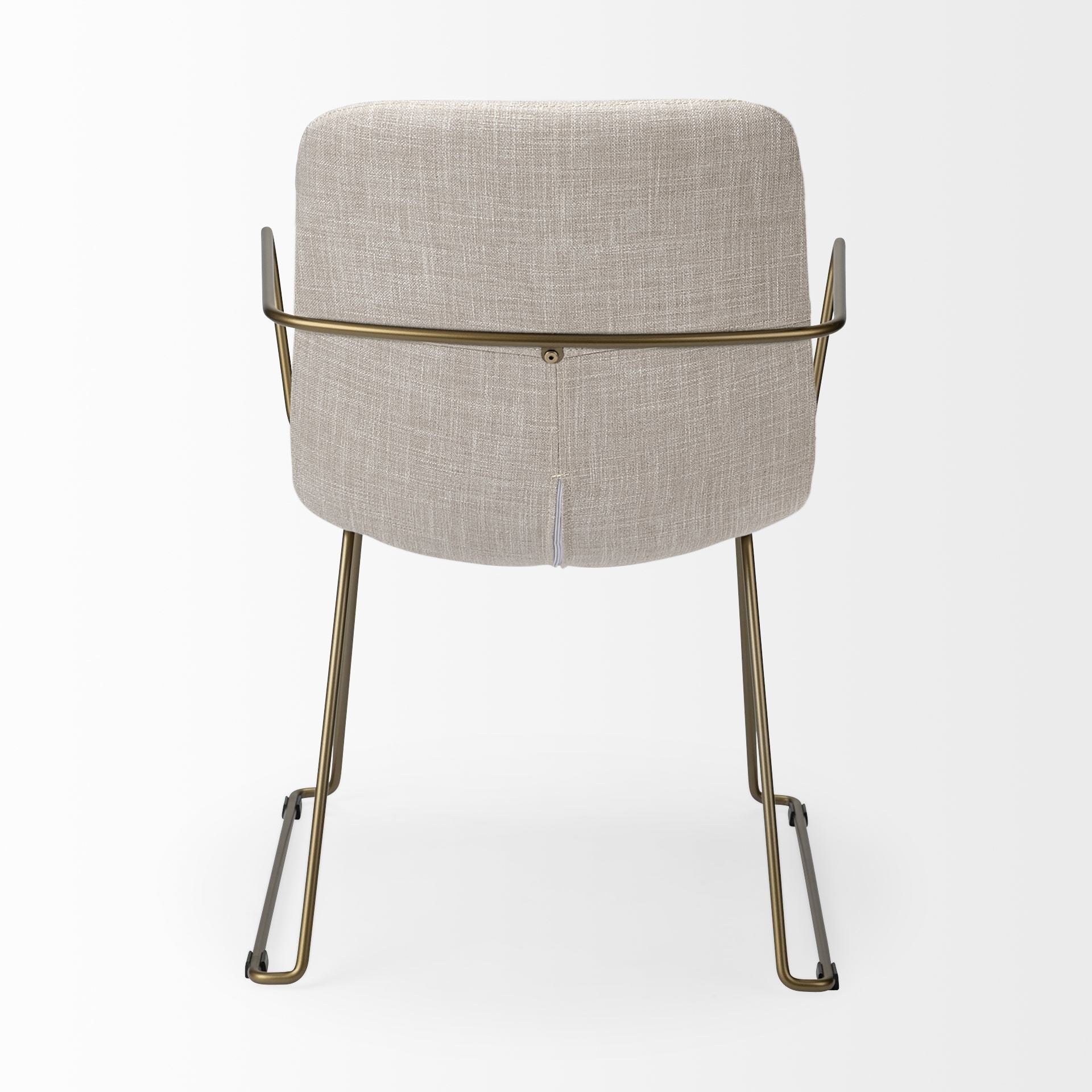 Sawyer Beige Fabric Dining Chair | Calgary Furniture Store