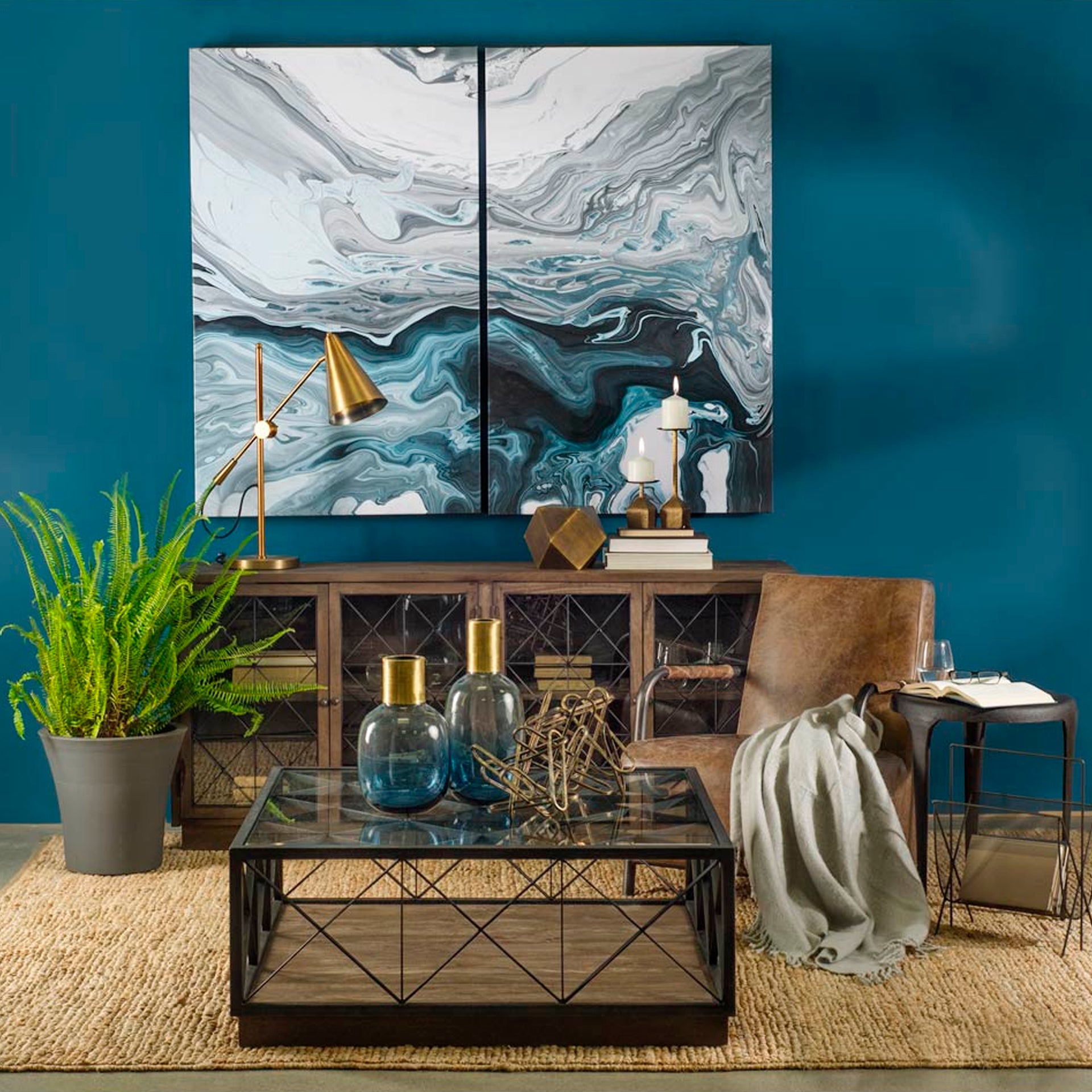 Fragon Table Lamp - Gold | Calgary Furniture Store