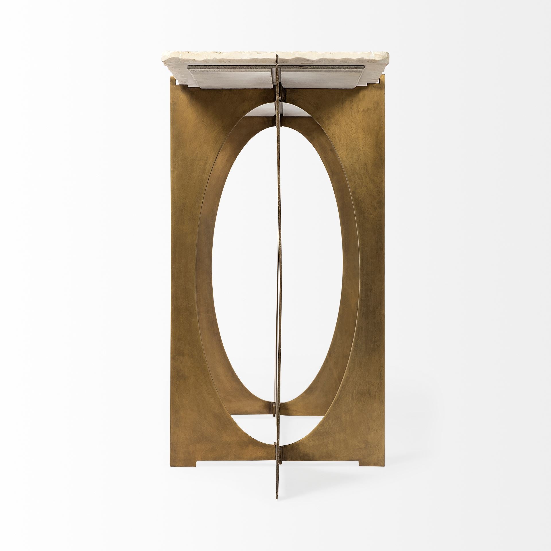 Reinhold IV Marble Top Console Table | Calgary Furniture Store