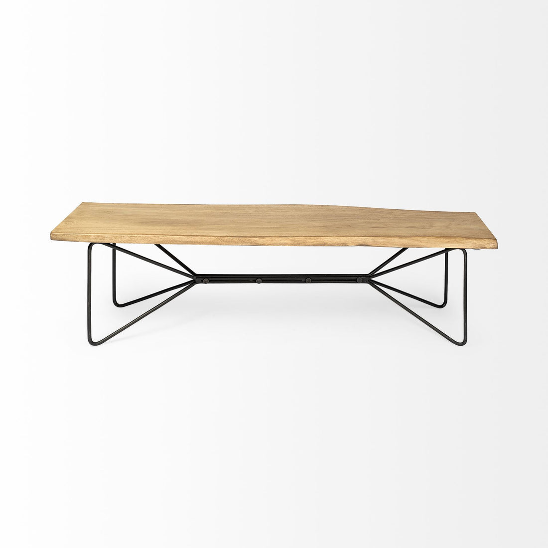 Papillion Blonde Wood Dining Bench | Calgary Furniture Store