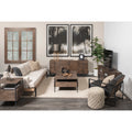 Stamford I Black Genuine Leather Accent Chair - Metal Frame | Calgary's Furniture Store | Calgary Accent Chairs