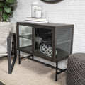 Arelius Dark Accent Cabinet | Calgary Furniture Store