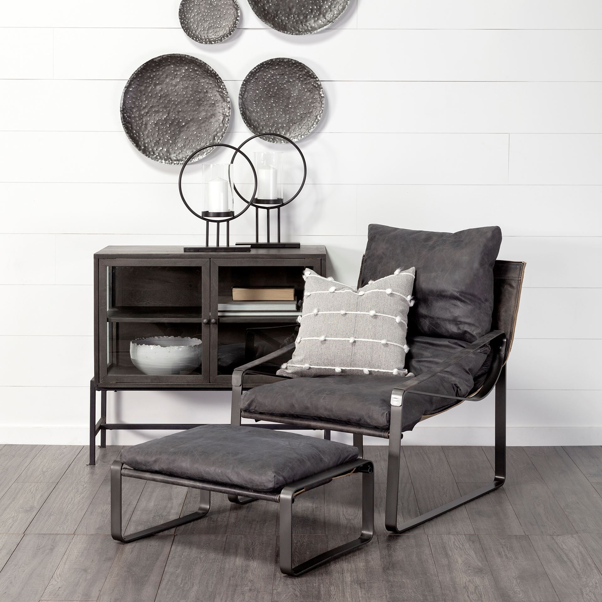 Arelius Dark Accent Cabinet | Calgary Furniture Store