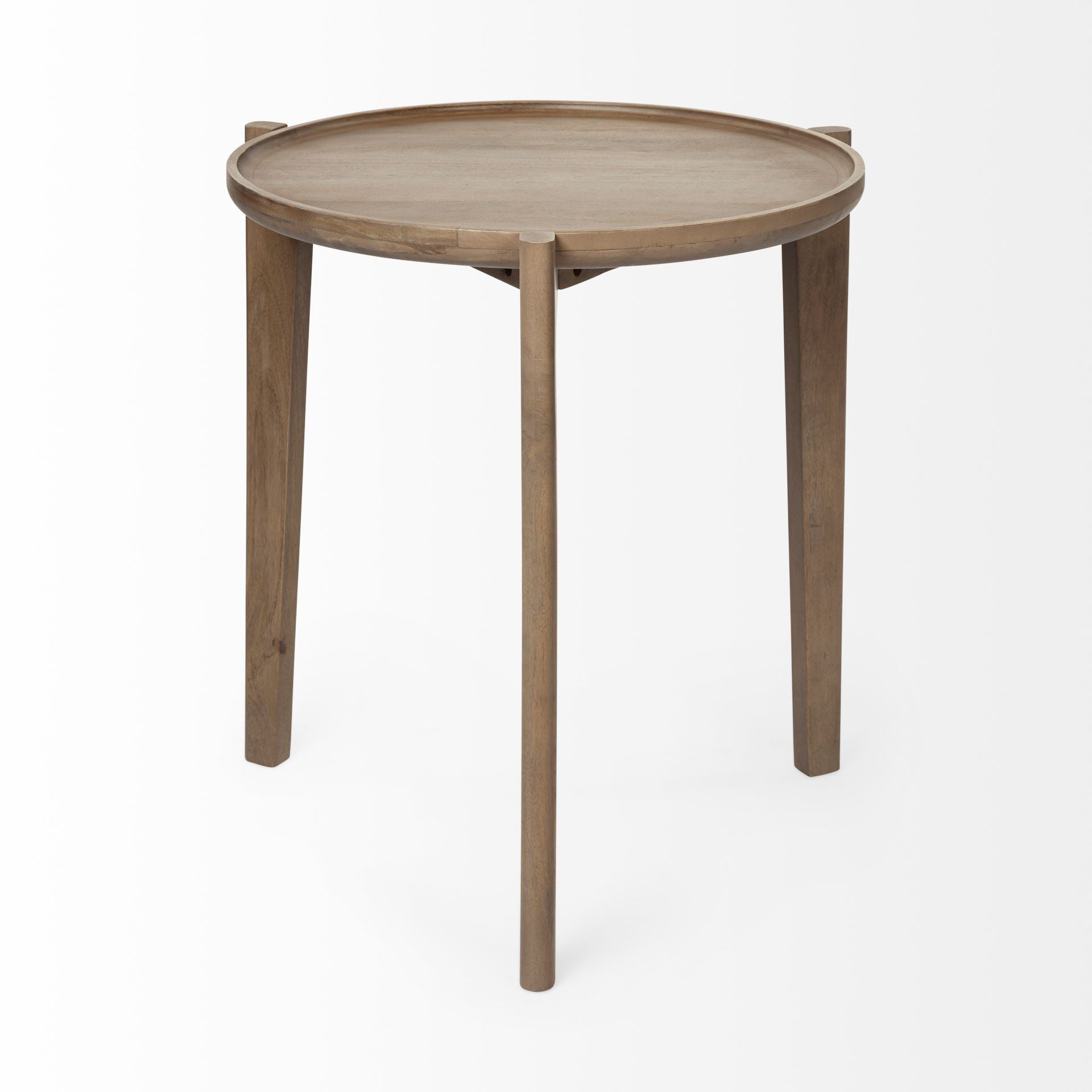 Cleaver Solid Wood Accent Table | Calgary's Furniture Store | Calgary Accent Tables