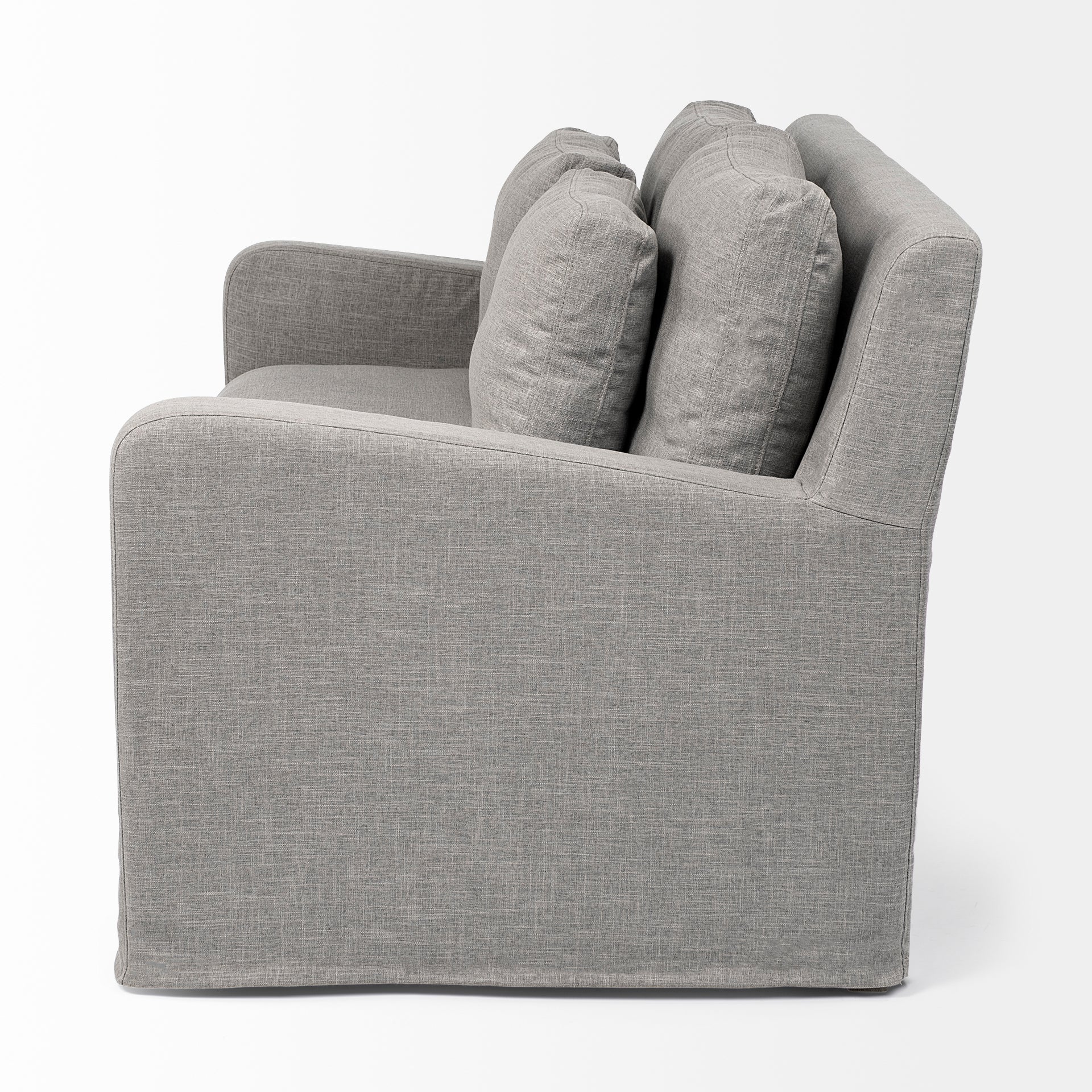Denly Flint Gray Loveseat | Calgary Furniture Store