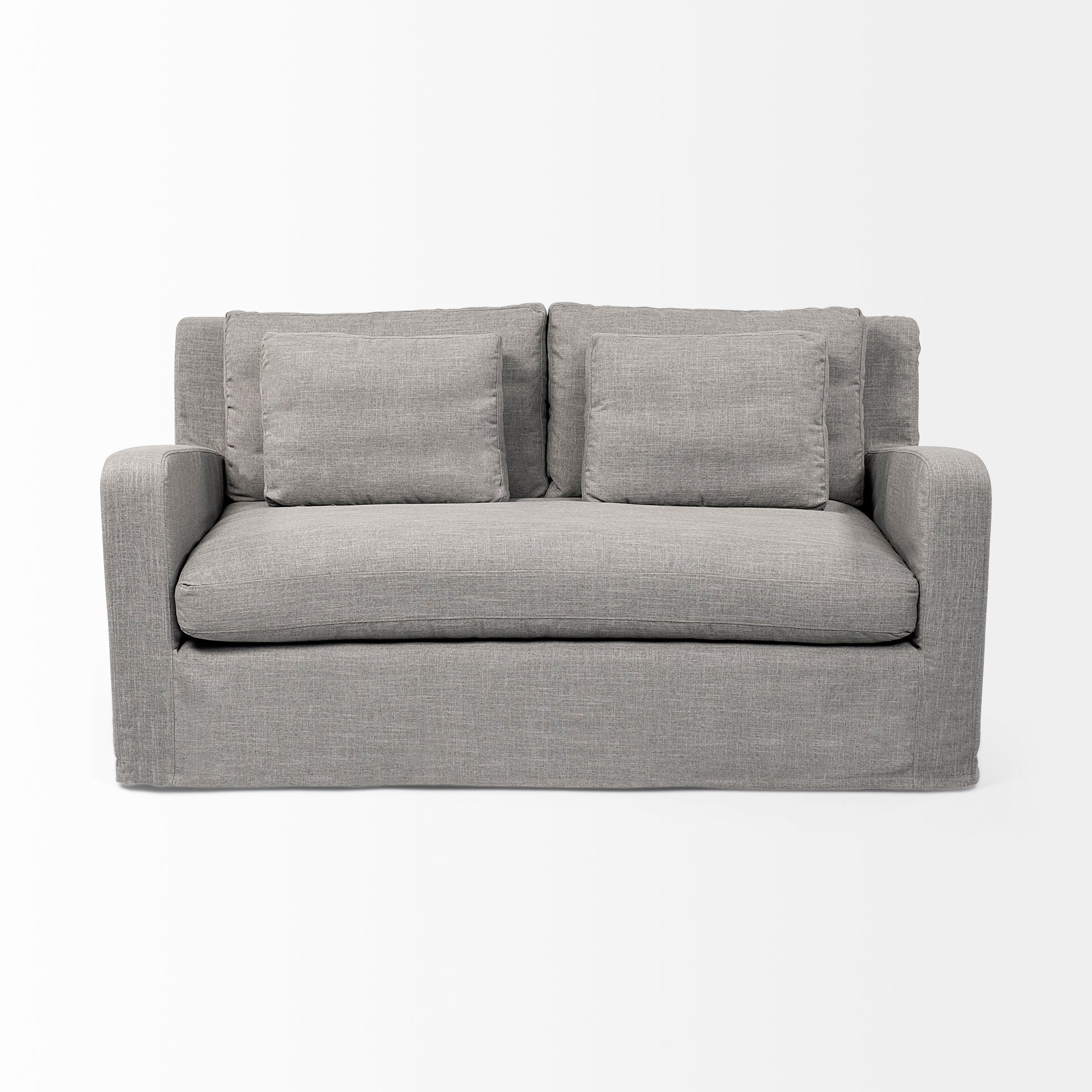 Denly Flint Gray Loveseat | Calgary Furniture Store