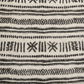 Solis Black And Cream Upholstered Patterned Seat Accent Bench | Calgary's Furniture Store | Calgary Benches