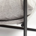 Guilia Frost Gray Accent Chair | Calgary Furniture Store
