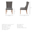 Mackenzie Gray Dining Chair | Calgary Furniture Store