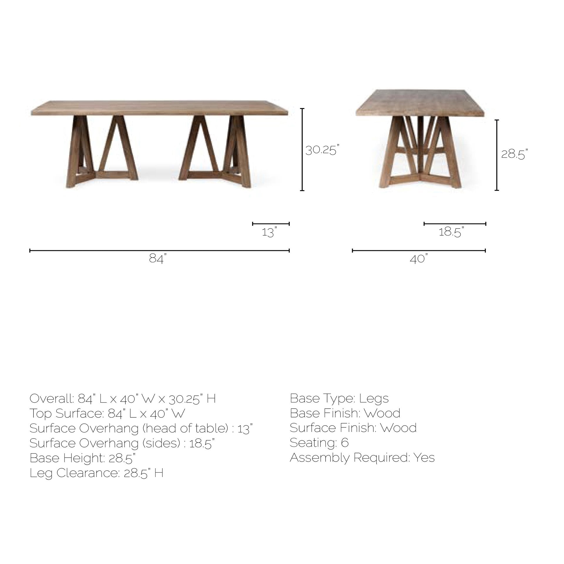 Legolas II Dining Table Rectangular | Calgary's Furniture Store | Calgary Kitchen & Dining