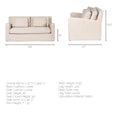 Denly Beige Loveseat | Calgary Furniture Store