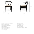 Trixie I Black Wooden Base Linen Seat Dining Chair | Calgary's Furniture Store | Calgary Dining Chairs