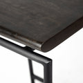 Givens IV Seat Height Black Wood Seat Black Frame Stool | Calgary's Furniture Store | Calgary Bar Stools