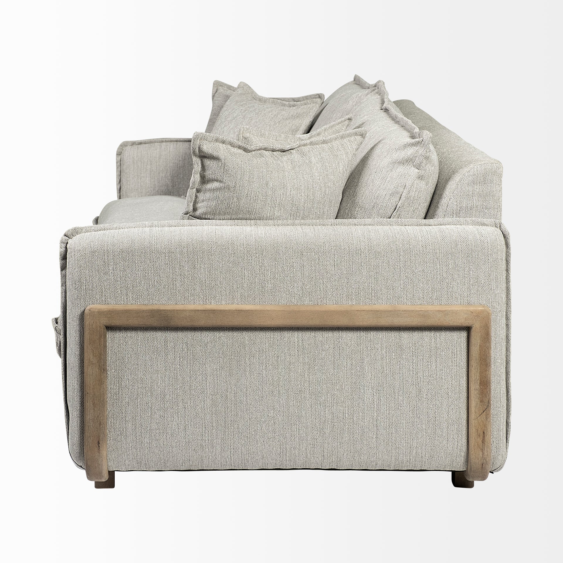Roy Three Seater Sofa - 84" Frost Gray, Made in Canada 🇨🇦 | Calgary's Furniture Store | Calgary Sofas