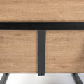 Stamford I Black Genuine Leather Accent Chair - Metal Frame | Calgary's Furniture Store | Calgary Accent Chairs