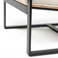Stamford I  Metal Frame Accent Chair - Beige Fabric | Calgary's Furniture Store | Calgary Accent Chairs