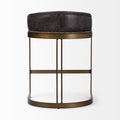Hollyfield Black Leather Counter Stool | Calgary Furniture Store