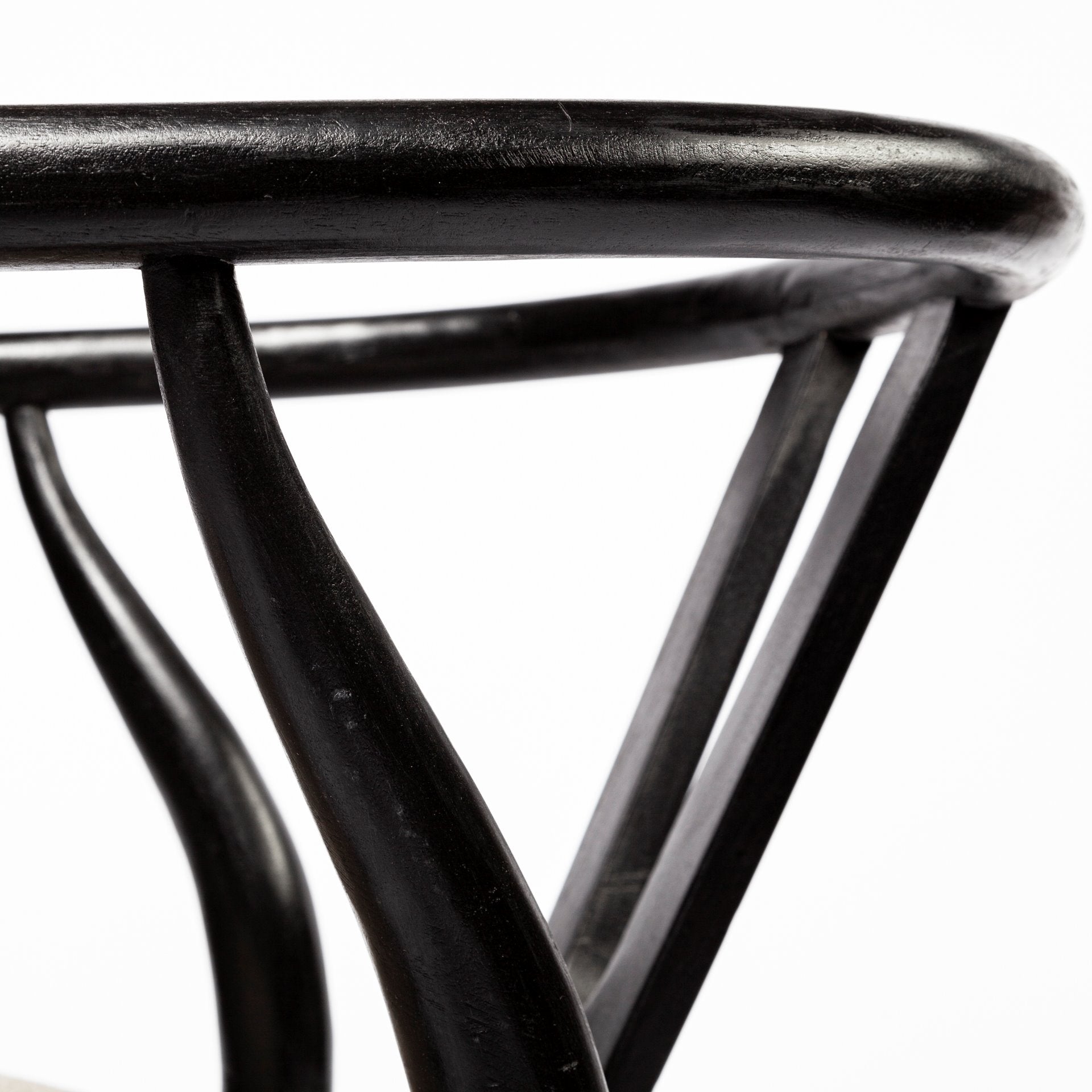 Trixie I Black Wooden Base Linen Seat Dining Chair | Calgary's Furniture Store | Calgary Dining Chairs
