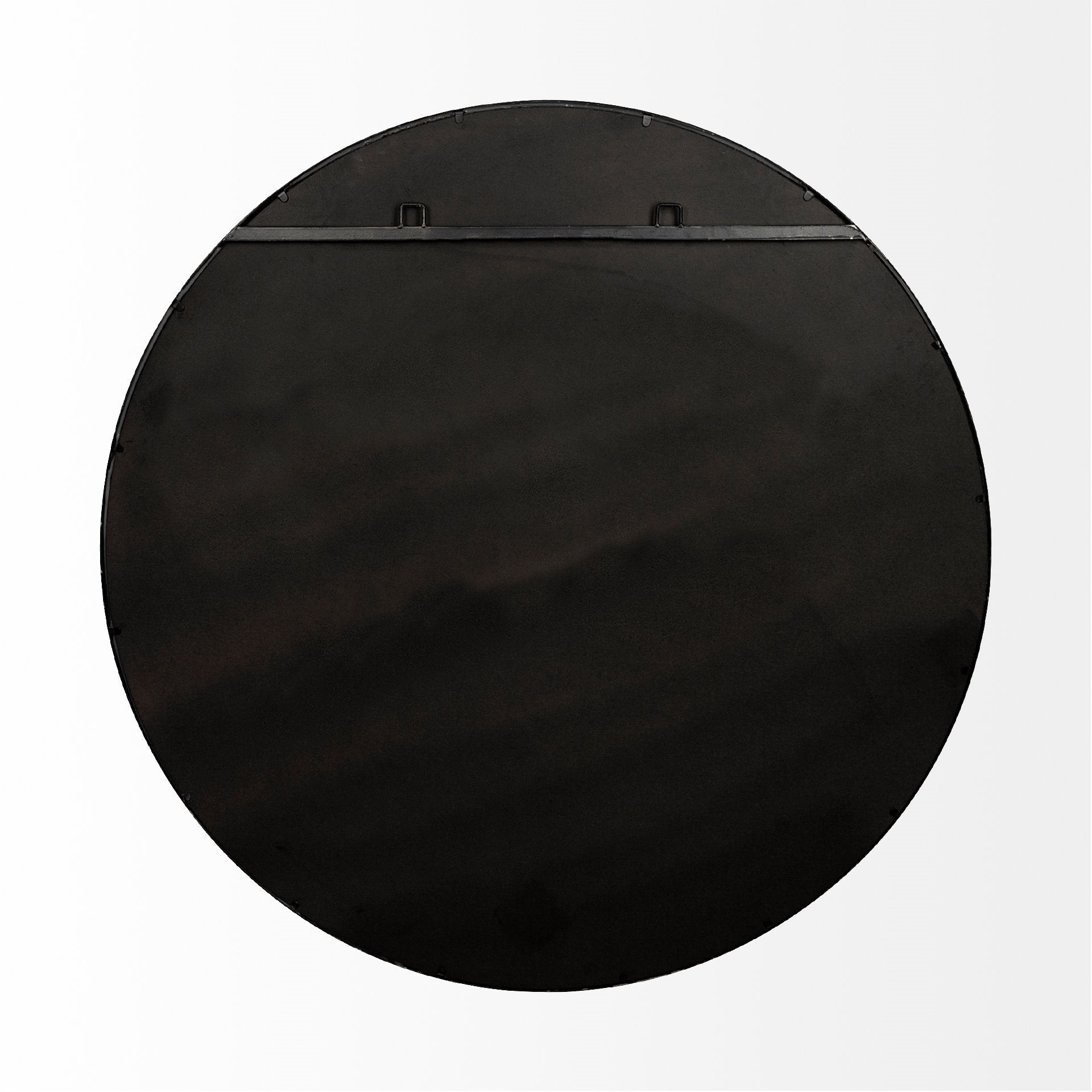 Piper Wall Mirror - Black Metal | Calgary Furniture Store