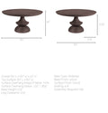 Crossman Dark Brown Dining Table | Calgary Furniture Store