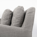 Denly Flint Gray Loveseat | Calgary Furniture Store