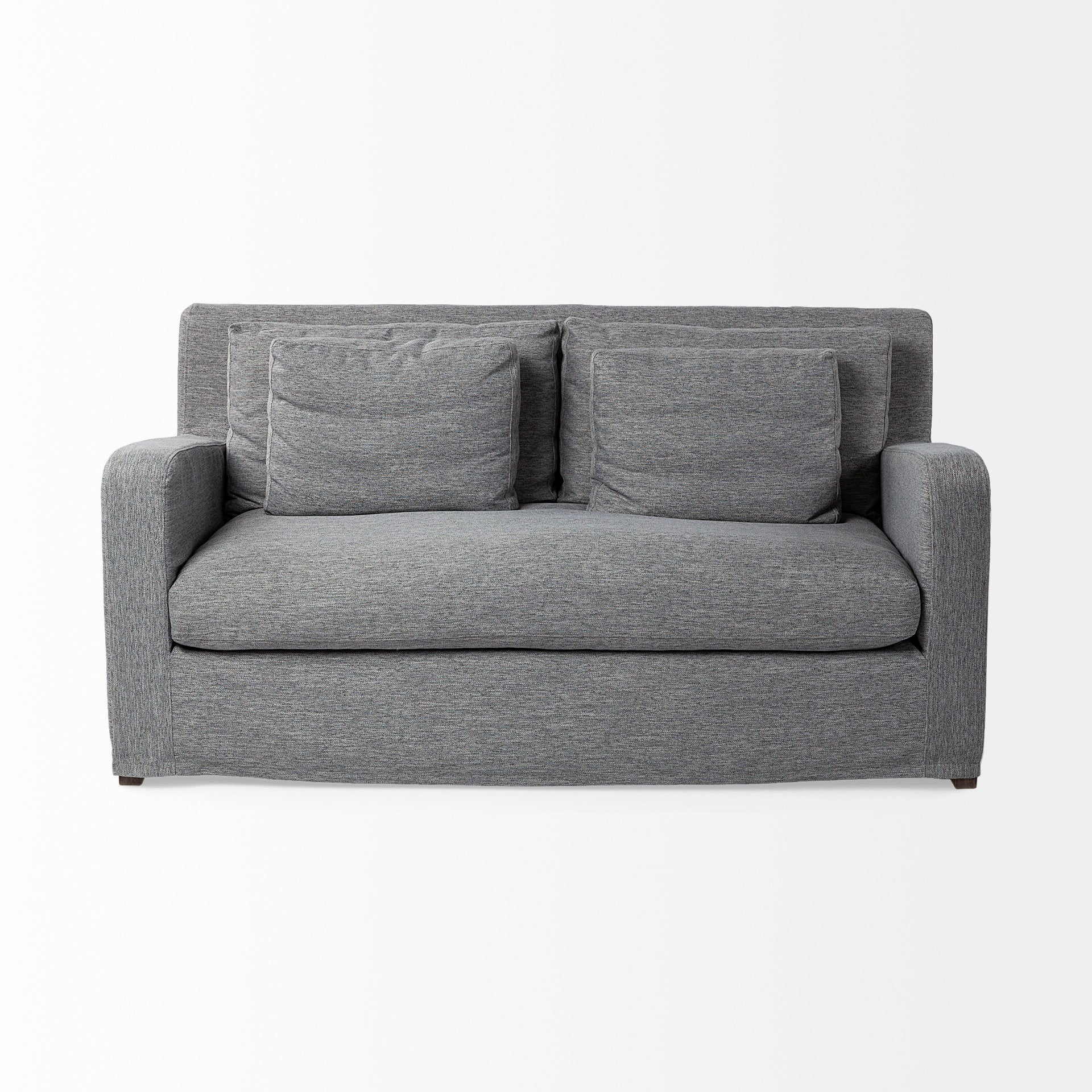 Denly Castlerock Gray Loveseat | Calgary Furniture Store