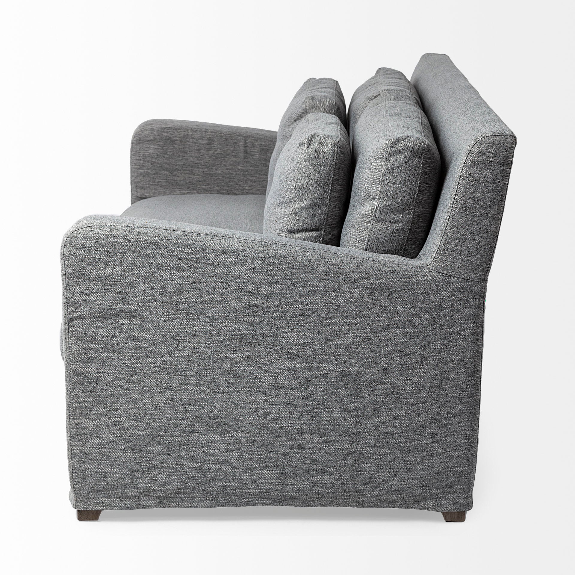 Denly Castlerock Gray Loveseat | Calgary Furniture Store