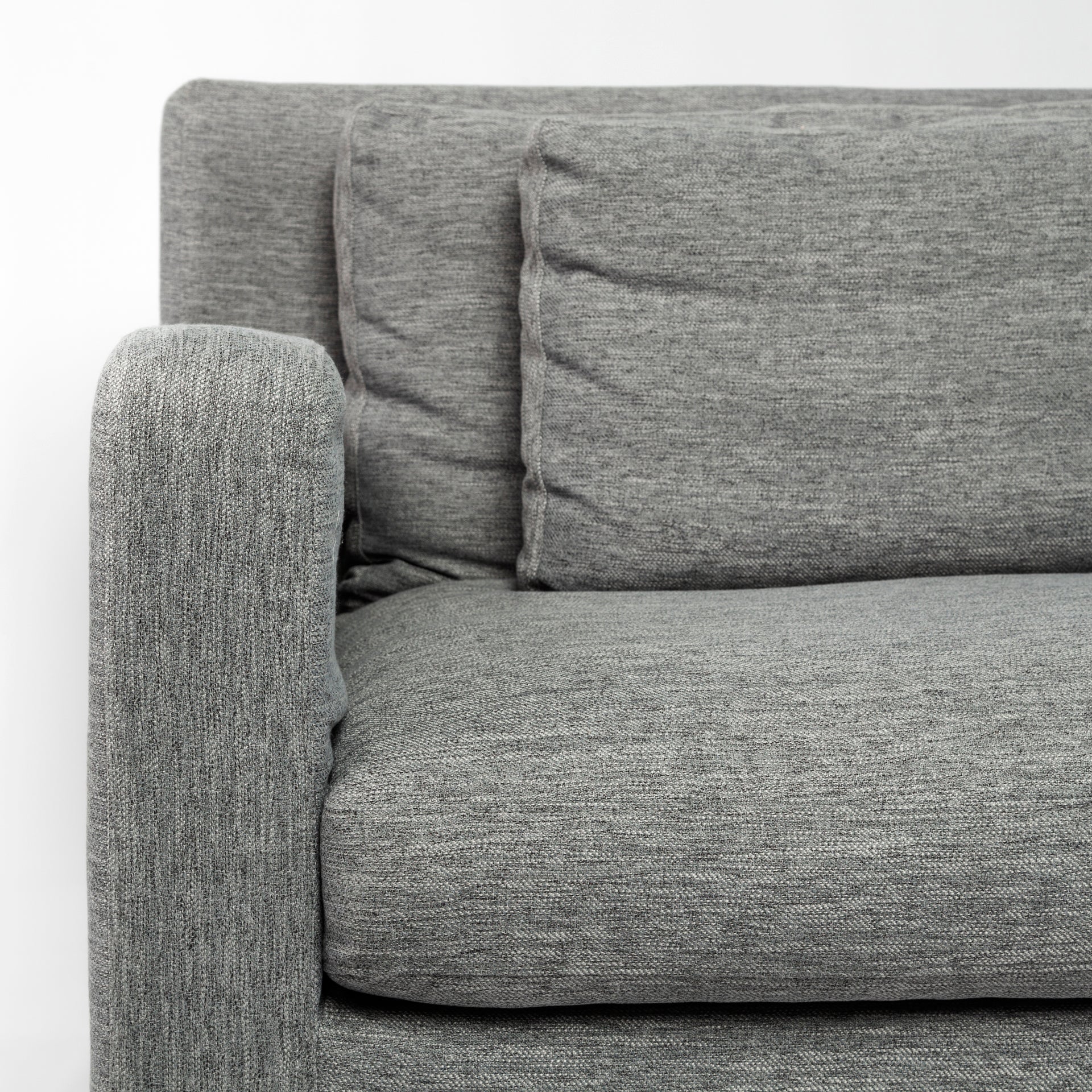 Denly Castlerock Gray Loveseat | Calgary Furniture Store