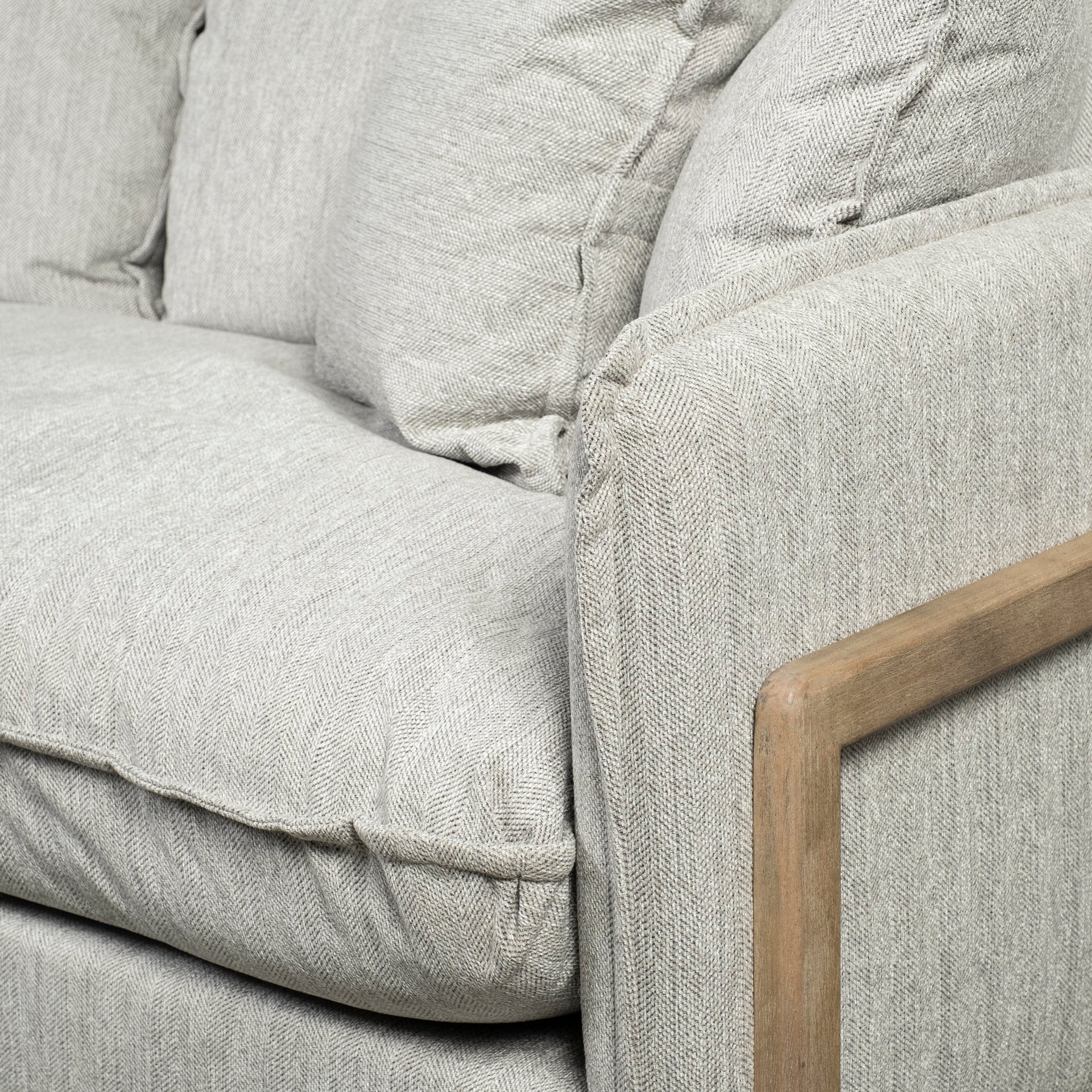 Roy Three Seater Sofa - 84" Frost Gray, Made in Canada 🇨🇦 | Calgary's Furniture Store | Calgary Sofas