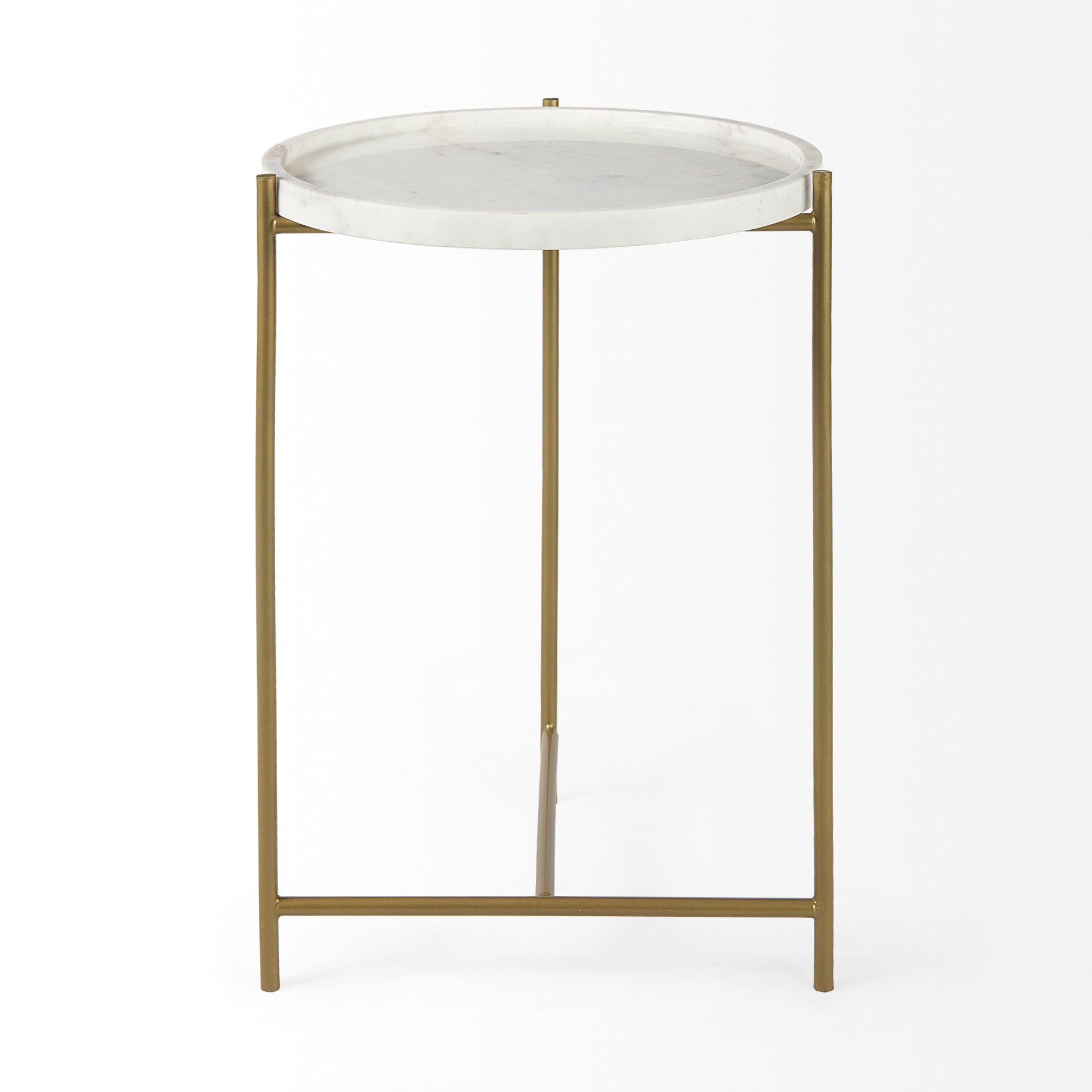 Stella Marble Top Accent Table | Calgary Furniture Store