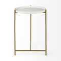 Stella Marble Top Accent Table | Calgary Furniture Store