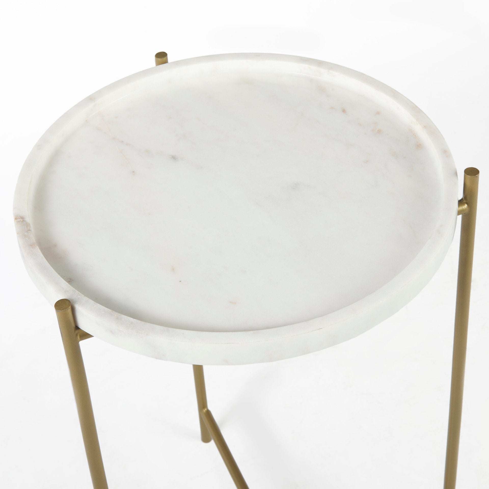 Stella Marble Top Accent Table | Calgary Furniture Store
