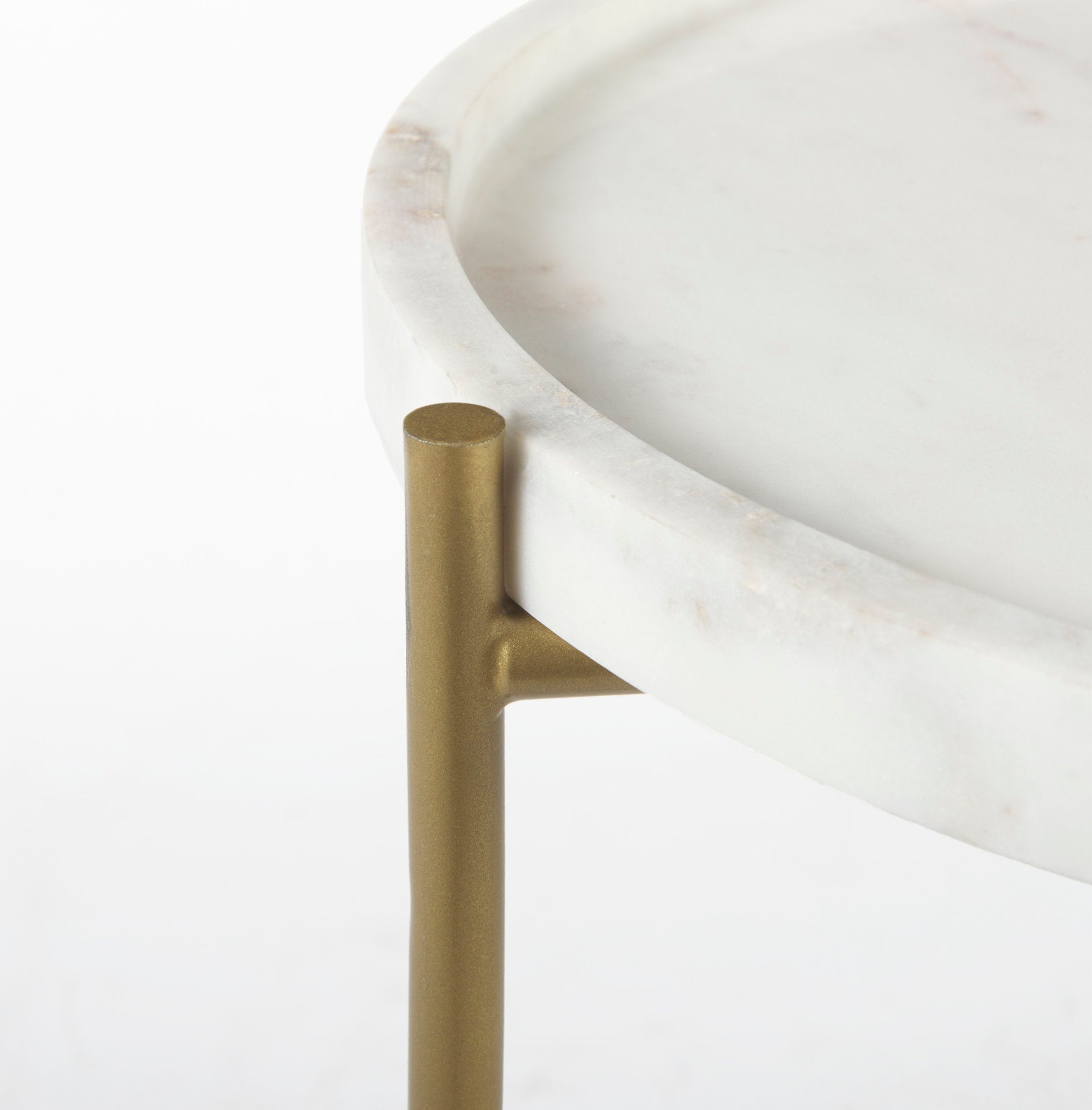 Stella Marble Top Accent Table | Calgary Furniture Store