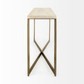 Faye Console Table- Gold Metal | Calgary Furniture Store