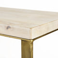 Faye Console Table- Gold Metal | Calgary Furniture Store