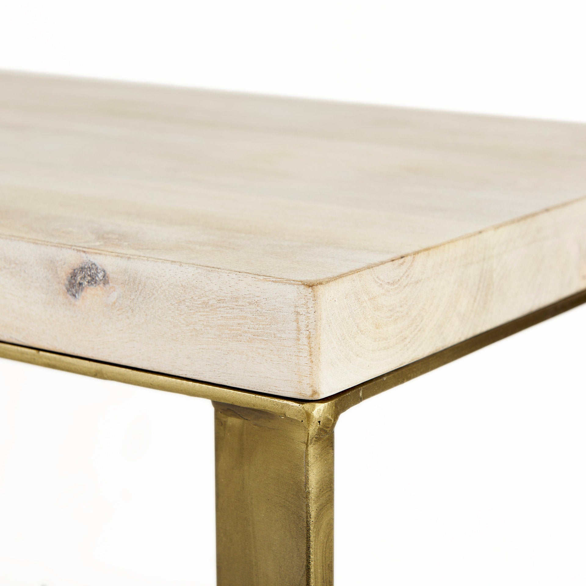 Faye Console Table- Gold Metal | Calgary Furniture Store
